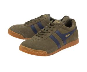 Gola Sneaker Harrier Suede khakibraun/navy Herren, Größe Euro (US) 42 (9)