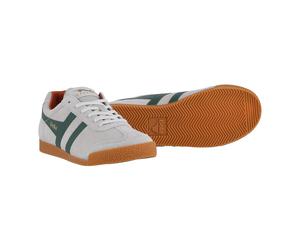 Gola Sneaker Harrier Suede-Leder 2025 hellgrau/grün/orange Herren, Größe Euro (US) 44 (11)