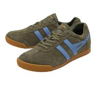 Gola Sneaker Harrier Suede-Leder 2025 khakigrün/blau Herren, Größe Euro (US) 43 (10)