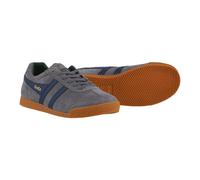Gola Sneaker Harrier Suede-Leder 2024 aschegrau/navyblau/immergrün Herren, Größe Euro (US) 43 (10)