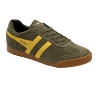 Gola Sneaker Harrier Suede-Leder khakigrün/gelb Herren Größe 41 EU
