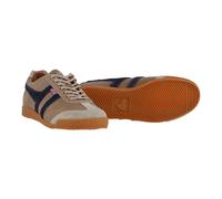 Gola Sneaker Harrier Suede-Leder Knightsbridge 2024 - Made in England - hellbraun/navyblau Herren, Größe Euro (US) 42 (9)