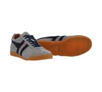 Gola Sneaker Harrier Suede-Leder Knightsbridge - Made in England - hellgrau/navyblau Herren, Größe Euro (US) 45 (12)