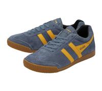 Gola Sneaker Harrier Suede-Leder 2024 mondlichtblau/sonnengelb/schwarz Herren, Größe Euro (US) 41 (8)