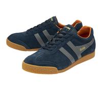 Gola Sneaker Harrier Suede-Leder navyblau/ash/orange Herren, Größe Euro (US) 41 (8)