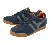 Gola Sneaker Harrier Suede-Leder navyblau/sage/moody orange Herren, Größe Euro (US) 41 (8)