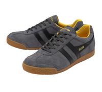 Gola Sneaker Harrier Suede-Leder shadowgrau/schwarz/gelb Herren, Größe Euro (US) 42 (9)