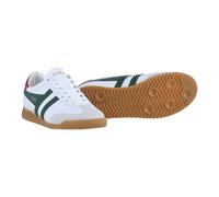 Gola - Women's Torpedo Leather - Sneaker, Gr. 39 UK 6, braun (White/Evergreen/Fuchsia)
