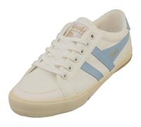 Gola Stratus modische Damen-Turnschuhe in gebrochenem Weiß-Blau, Off White Blue, 39 EU
