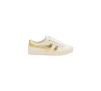 Gola Damen Tennis Mark Cox Sneaker, Elfenbein (Off White/Gold Xy), 39 EU