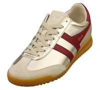 Gola Torpedo Glimmer Modische Damen-Turnschuhe, goldfarben / Kirschrot, Gold Cerise, 38 EU