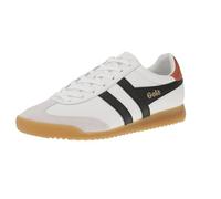 Gola Torpedo Leather - Herren Sneaker - White-Black-M.Orange, Größe:42 EU