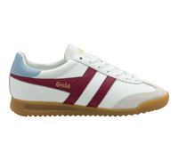 Gola Sneaker Torpedo Leder 2025 weiss/kirschrot/himmelblau Damen, Größe Euro (US) 39 (8)
