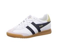 Gola Torpedo Leather Sneakers Schuhe weiß schwarz CLB622 für Damen, weiß, Größe 40 EU