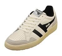 Gola Unisex Eagle Sneaker, Off White/Black/Off White, 43 EU
