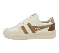 Gola Unisex Grandslam Trident Sneaker, White/Brown Sugar/Dusty Rose, 39 EU