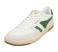Gola Unisex Hawk Sneaker, White/Dark Green, 42 EU