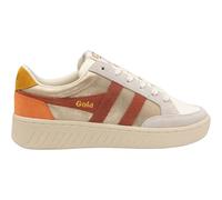 Gola Unisex Superslam Blaze Sneaker, Gold/Chalk Pink/Windsor Wine, 38 EU