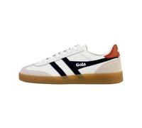 Gola Viper Herren Sneaker aus Leder, Weiß/Marineblau/Rost/Gummi, 46 EU