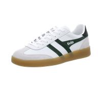 Gola Viper Herren-Sneaker aus Leder, Weiß/Evergreen/Schwarz/Gum, 44 EU