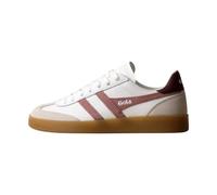 Gola Viper Leder für Damen, Windsor Wine Gum Weiß Braun Rosa, 40 EU