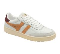 Gola Sneaker Falcon Leder 2025 weiss/orange/weinrot Damen, Größe Euro (US) 42 (10)