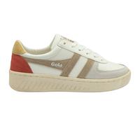 Gola Damen-Sneaker Grandslam Trident Weiß/Bone/Flax Größe 39 (AC)