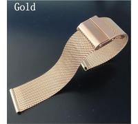 (Gold -18 mm (Breite))) Milanaise-Uhrenarmband 12 mm, 14 mm, 16 mm, 18 mm, 20 mm, 22 mm, 24 mm, universelles