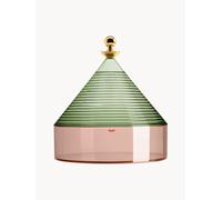 Gold, Grün, Pink, Rosa, Transparent Aufbewahrungsdose Trullo