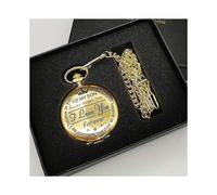 (Gold mit Box) Bestes Geschenk Quarz-Taschenuhrkette für meinen Sohn Halskette Taschenuhr Männer Kindertag