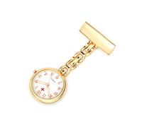 (Gold)Pflegeanhänger Großes Gesicht Krankenschwester Fob Mode Roségold Silber Uhr Tasche