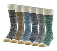 Gold Toe Herren Hudson Crew Socks, Multipairs Socken (6er Pack)