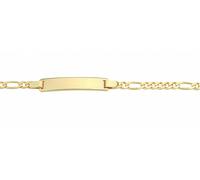 Goldarmband ADELIA´S "Damen Goldschmuck 333 Gold Figaro Armband 18,5 cm", gold, Armbänder, Damen, 18,5, Gold, Goldarmband, 333 Gold Goldschmuck für Damen (20540130-0) gold