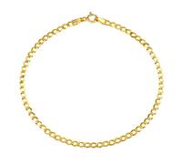 Goldarmband CURB Panzerarmband aus Gelbgold 585, Breite 2,7 mm variante 19 cm