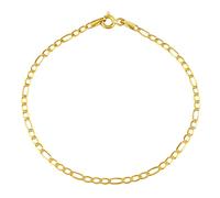 Goldarmband Figaro 2,2 mm für Damen und Herren variante 17 cm