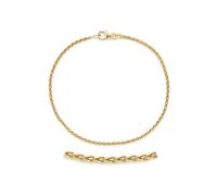 Goldarmband FIRETTI "Schmuck Geschenk Gold 333 Armkette Zopfkette" Gr. 20, gold (gelbgoldfarben), Armbänder, Damen, 20, Gelbgold 333, Goldarmband, Made in Germany (25012362-20) gelbgoldfarben