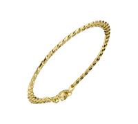 Goldarmband JOBO, gold (gelbgold 333), Armbänder, Damen, 19cm, Gelbgold 333, Goldarmband, Panzerarmband 333 Gold 19 cm (95158726-0) gelbgold 333