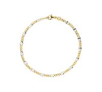 Goldarmband JOBO, gold (gelbgold 333), Armbänder, Damen, 19cm, Gelbgold 333, Goldarmband, Steg-Panzerarmband 333 Gold massiv 19 cm (63098102-0) gelbgold 333