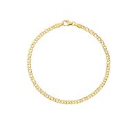 Goldarmband JOBO, gold (gelbgold 333), Armbänder, Damen, 19cm, Gelbgold 333, Goldarmband, Zwillings-Panzerarmband 333 Gold 19 cm (27249439-0) gelbgold 333
