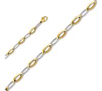 Goldarmband ONE ELEMENT "Armband aus 333 Gelbgold 19 cm Armband aus 333 Gelbgold 19 cm", silber, Armbänder, Damen, Gelbgold 333 Gold, Gelbgold 333, Gold, Goldarmband, Modern & klar - ein Stück für zei