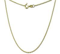 GoldDream Collier Halskette 333 Gelbgold - 8 Karat 34cm Damen Schmuck GDKB00134Y