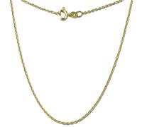 GoldDream Collier Halskette 333 Gelbgold - 8 Karat 42cm Damen Schmuck GDKB00142Y