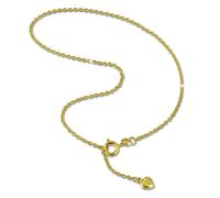 GoldDream Fußkette 333er Gelbgold 25cm Herz Damen Schmuck gold GDF0055Y