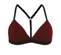 Golden Circle Clothing Soft BH aus Biobaumwolle Dunkelrot 65C