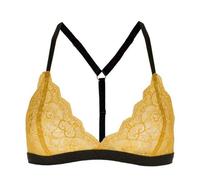 Golden Circle Clothing Spitzen-BH mit Biogummi Gelb 1