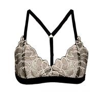 Golden Circle Clothing Spitzen-BH mit Biogummi Schwarz-Weiß 1