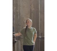 Golden Circle Clothing Wasserfallshirt aus weichem Tencel Modal Grün L/XL