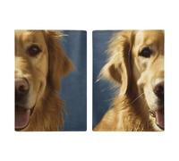 Golden Dog Reisepasshülle mit Karten- und Ticketfach, PU-Leder, einfacher Zugriff, Reiseutensilien, Dokumenten-Organizer, wasserdichte Reisebrieftasche für Männer und Frauen