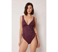 Golden Glow Badeanzug Bordeaux L