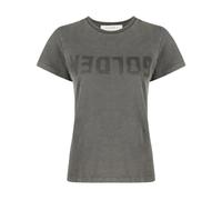 Golden Goose - Doris Baumwoll-T-Shirt - - Tops - Damen - Grau - M